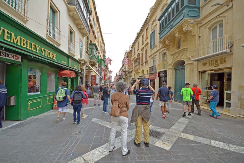 Recorriendo las calles de La Valeta